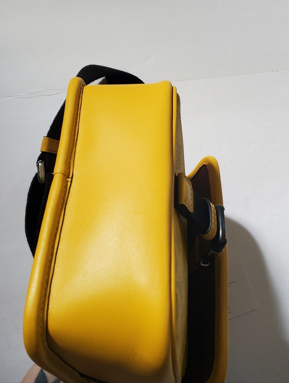 NWT Coach Racer Crossbody Bag Signature Canvas With Charms - Picture 7 of 12